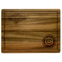 Chicago Fire Large Acacia Personalized Cutting & Serving Board