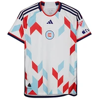 Fabian Herbers Chicago Fire Autographed Fanatics Authentic Match-Used #21 White Jersey from the 2023 MLS Season
