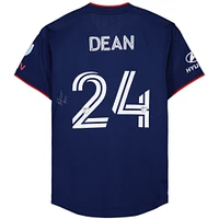 Jonathan Dean Chicago Fire Autographed Fanatics Authentic Match-Used #24 Navy Jersey from the 2023 MLS Season