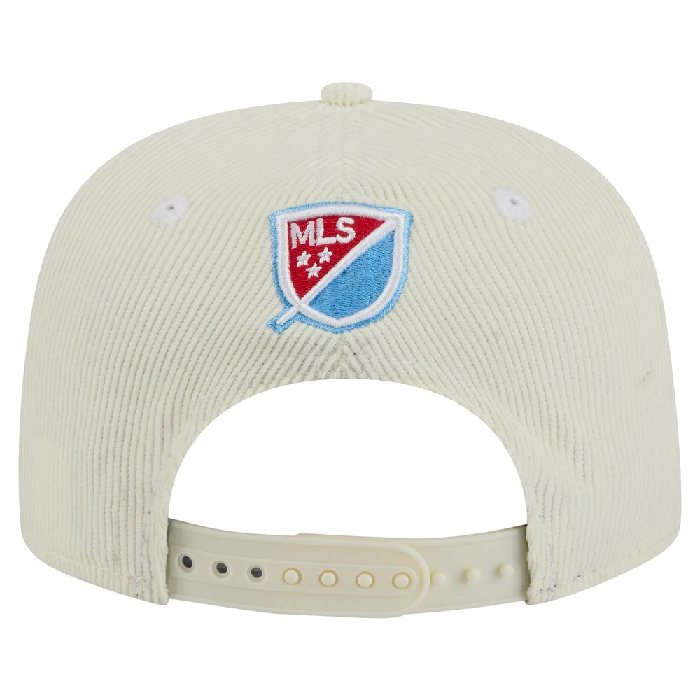 Men's New Era  Cream Chicago Fire 2025 Kickoff Snapback Golfer Hat