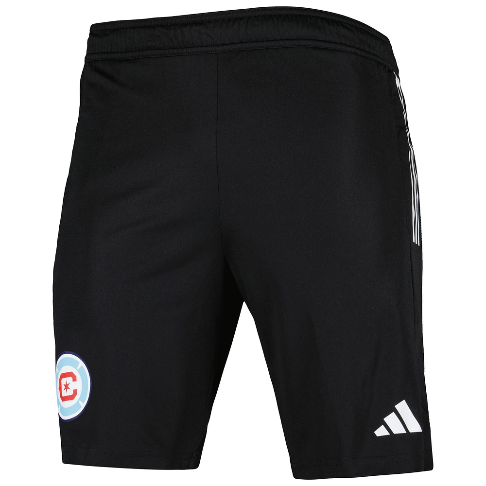 Short d'entraînement adidas Chicago Fire 2023 On-Field AEROREADY noir pour homme