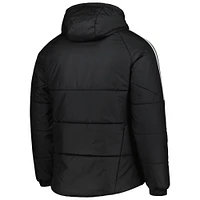 Men's adidas Black Chicago Fire Winter Raglan Full-Zip Hoodie Jacket