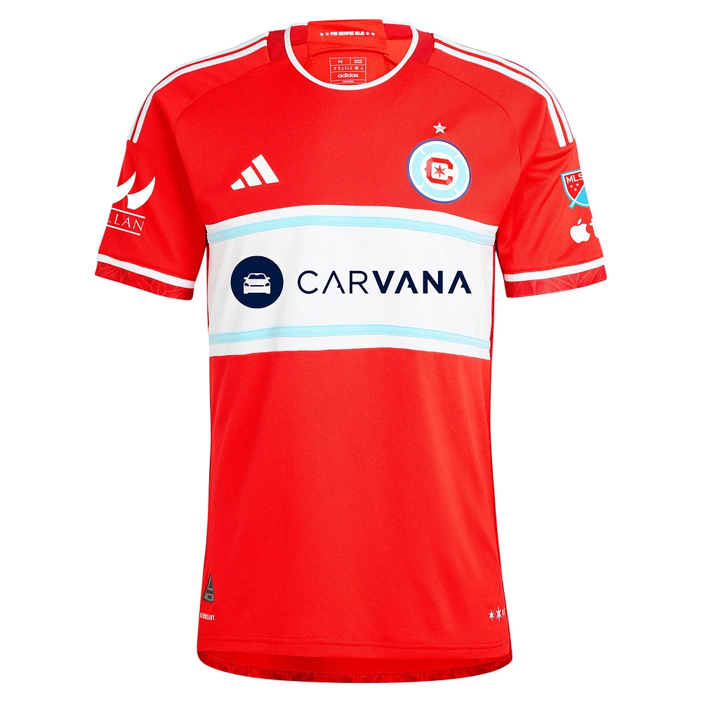 Men's adidas Brian Gutierrez Red Chicago Fire 2024 Return To Authentic Player Jersey