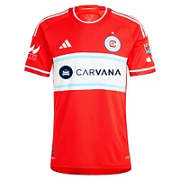 Men's adidas Brian Gutierrez Red Chicago Fire 2024 Return To Authentic Player Jersey
