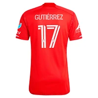 Men's adidas Brian Gutierrez Red Chicago Fire 2024 Return To Authentic Player Jersey