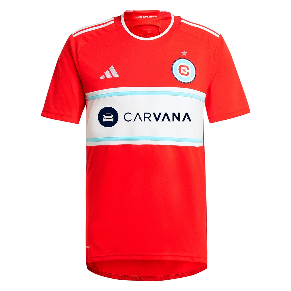 Men's adidas Brian Gutierrez Red Chicago Fire 2024 Return To Replica Player Jersey