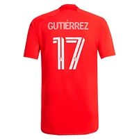 Men's adidas Brian Gutierrez Red Chicago Fire 2024 Return To Replica Player Jersey