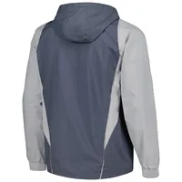 Veste à capuche Raglan pour hommes adidas Charcoal Chicago Fire All-Weather