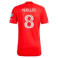 Maillot de joueur authentique rouge Chris Mueller adidas Chicago Fire 2024 Return To Red pour homme