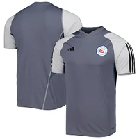 Men's adidas Gray Chicago Fire 2023 On-Field Training Jersey