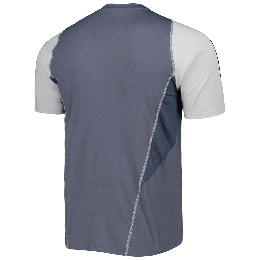 Maillot d'entraînement sur le terrain adidas Chicago Fire 2023 gris pour homme