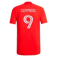 Men's adidas Hugo Cuypers Red Chicago Fire 2024 Return To Replica Player Jersey
