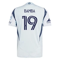 Men's adidas Jonathan Bamba Light Blue Chicago Fire 2025 The Municipal Kit Authentic Player Jersey