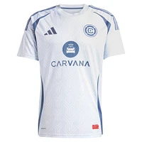 Men's adidas Jonathan Bamba Light Blue Chicago Fire 2025 The Municipal Kit Replica Player Jersey