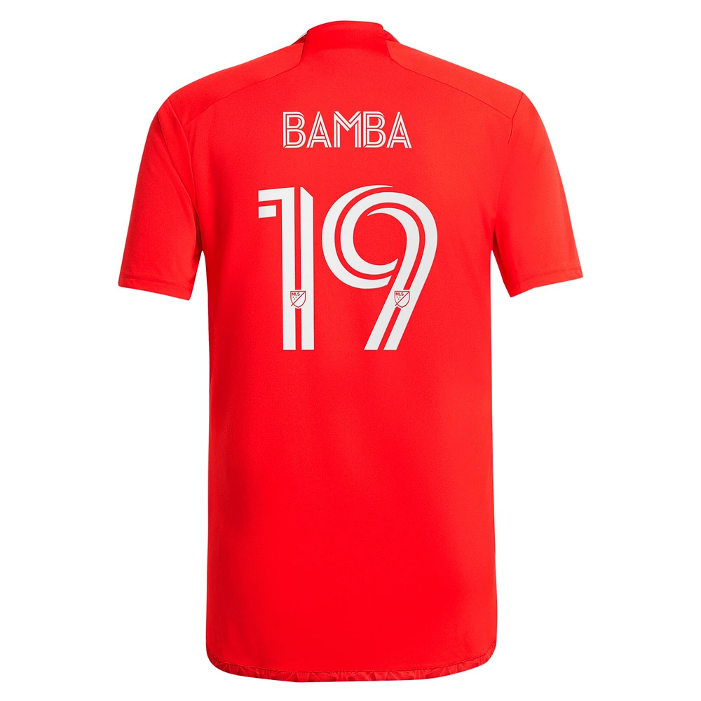 Maillot réplique de joueur adidas Jonathan Bamba Red Chicago Fire 2024 Return To pour homme