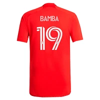 Maillot réplique de joueur adidas Jonathan Bamba Red Chicago Fire 2024 Return To pour homme
