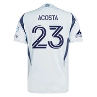 Maillot de joueur authentique The Municipal Kit Chicago Fire 2025 bleu clair adidas Kellyn Acosta pour homme