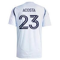Men's adidas Kellyn Acosta Light Blue Chicago Fire 2025 The Municipal Kit Replica Player Jersey