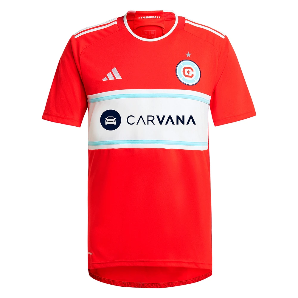 Men's adidas Kellyn Acosta Red Chicago Fire 2024 Return To Replica Player Jersey