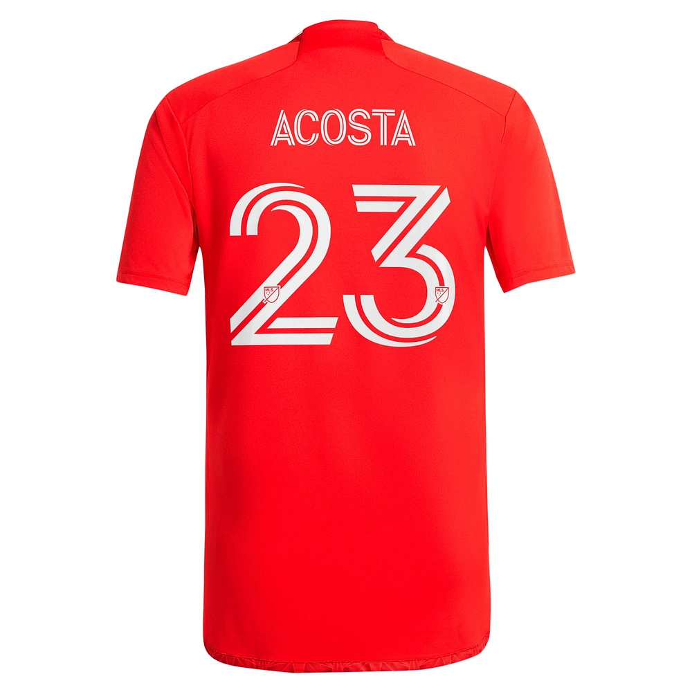Men's adidas Kellyn Acosta Red Chicago Fire 2024 Return To Replica Player Jersey