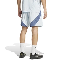 Short adidas bleu clair Chicago Fire Away 2025 Municipal Device Kit Authentic pour homme