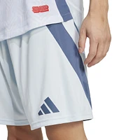 Short adidas bleu clair Chicago Fire Away 2025 Municipal Device Kit Authentic pour homme