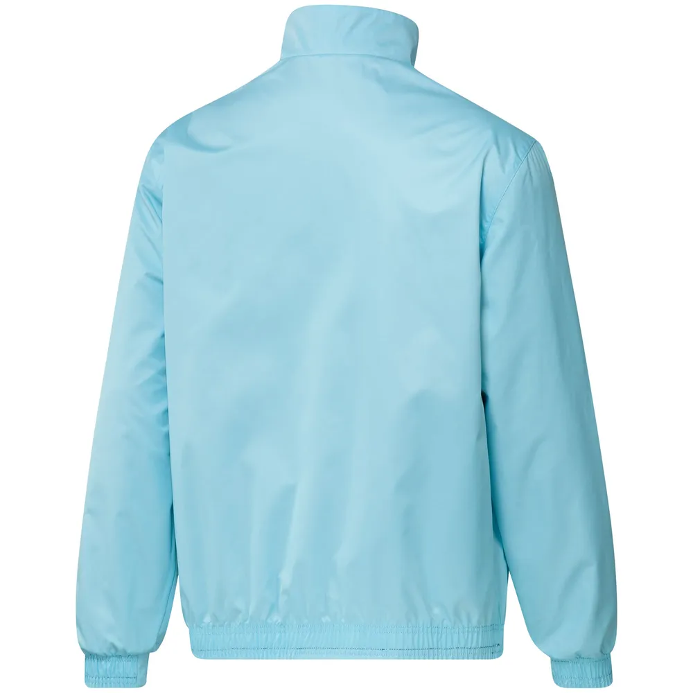 Veste d'équipe réversible à glissière intégrale Chicago Fire 2023 On-Field Anthem pour homme adidas bleu marine/bleu clair