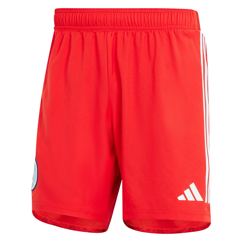 Men's adidas Red Chicago Fire 2024 Home Authentic Shorts