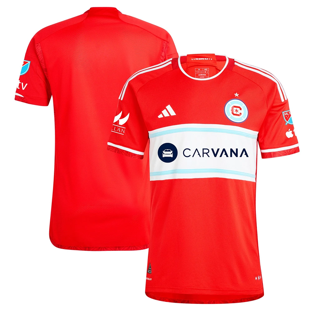 Men's adidas Red Chicago Fire 2024 Return To Authentic Jersey