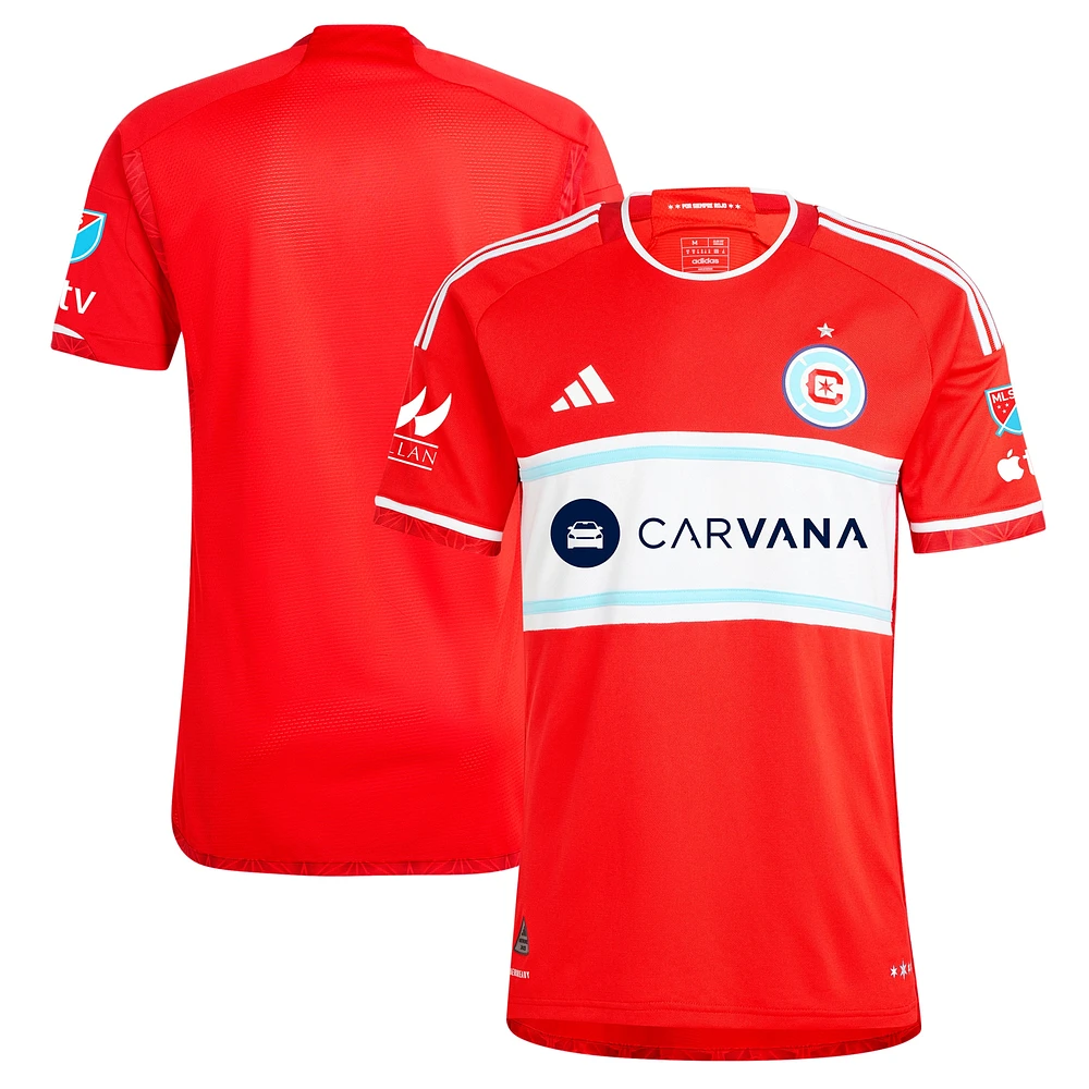 Men's adidas Red Chicago Fire 2024 Return To Authentic Jersey