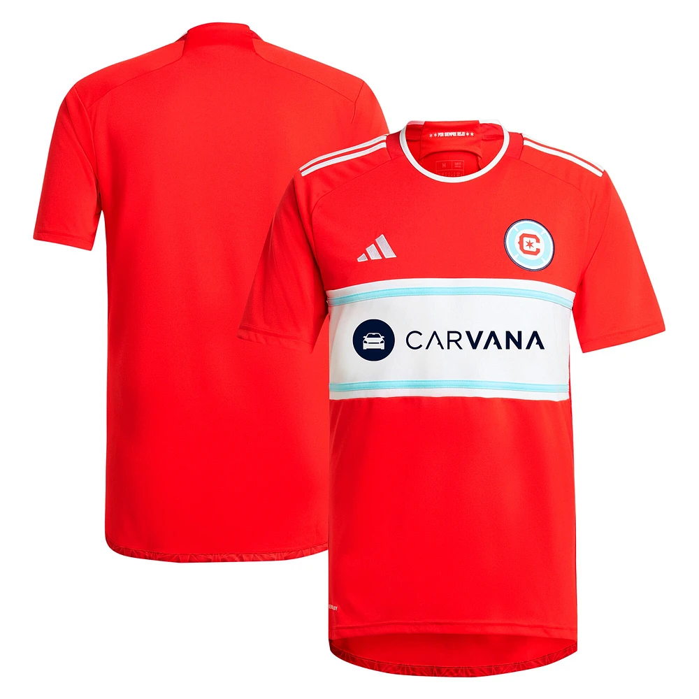 Men's adidas  Red Chicago Fire 2024 Return To Replica Jersey