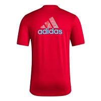 Men's adidas Red Chicago Fire Local Pop AEROREADY T-Shirt