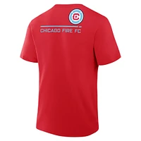 T-shirt rouge fanatiques pour hommes Chicago Fire Corner Kick Legacy