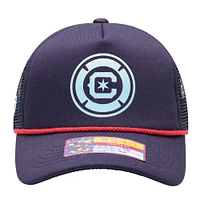 Men's Navy Chicago Fire Atmosphere Trucker Adjustable Hat