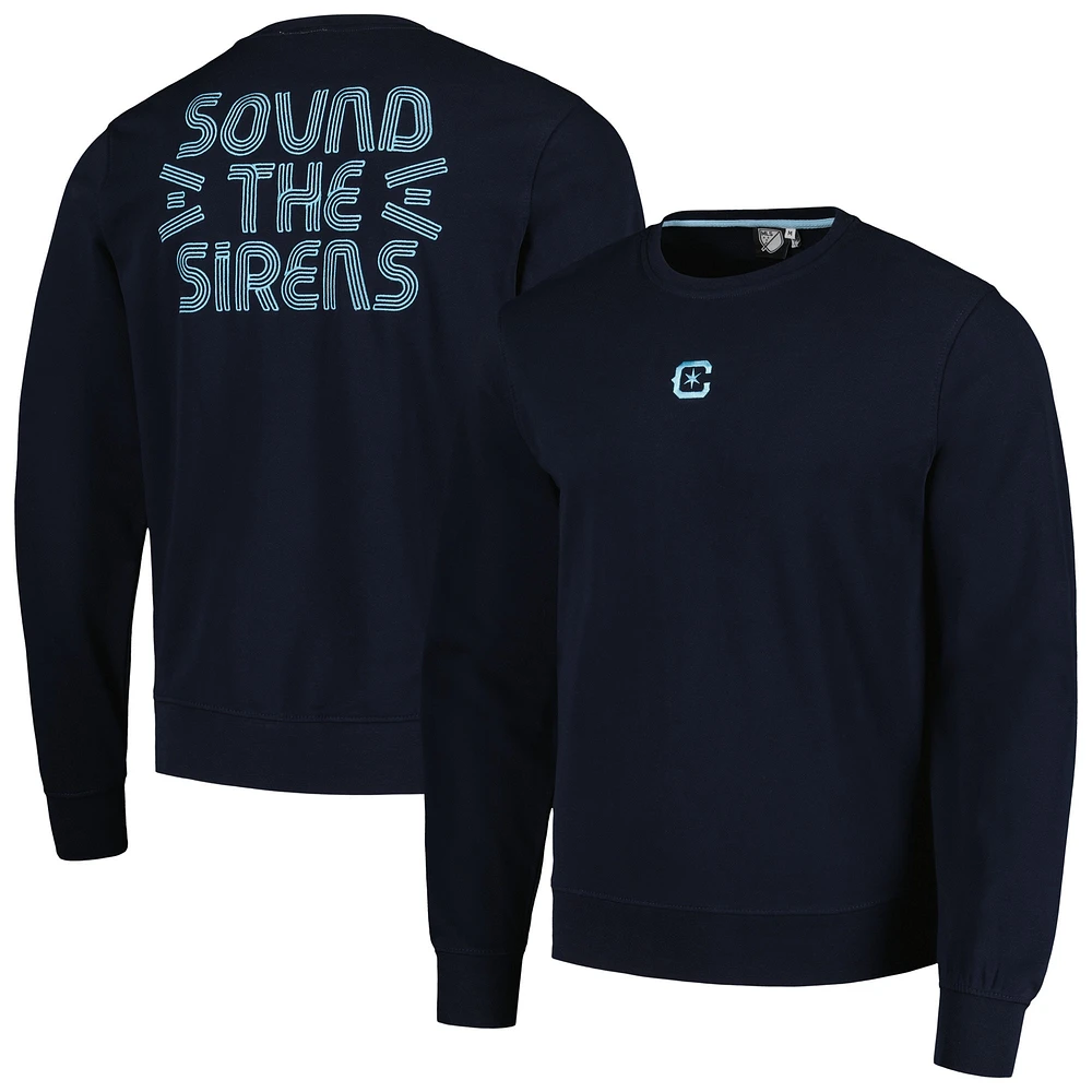 Men's Navy Chicago Fire Pullover Sweatshirt