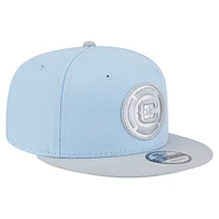 Casquette Snapback bicolore 9FIFTY Chicago Fire bleu clair New Era pour homme