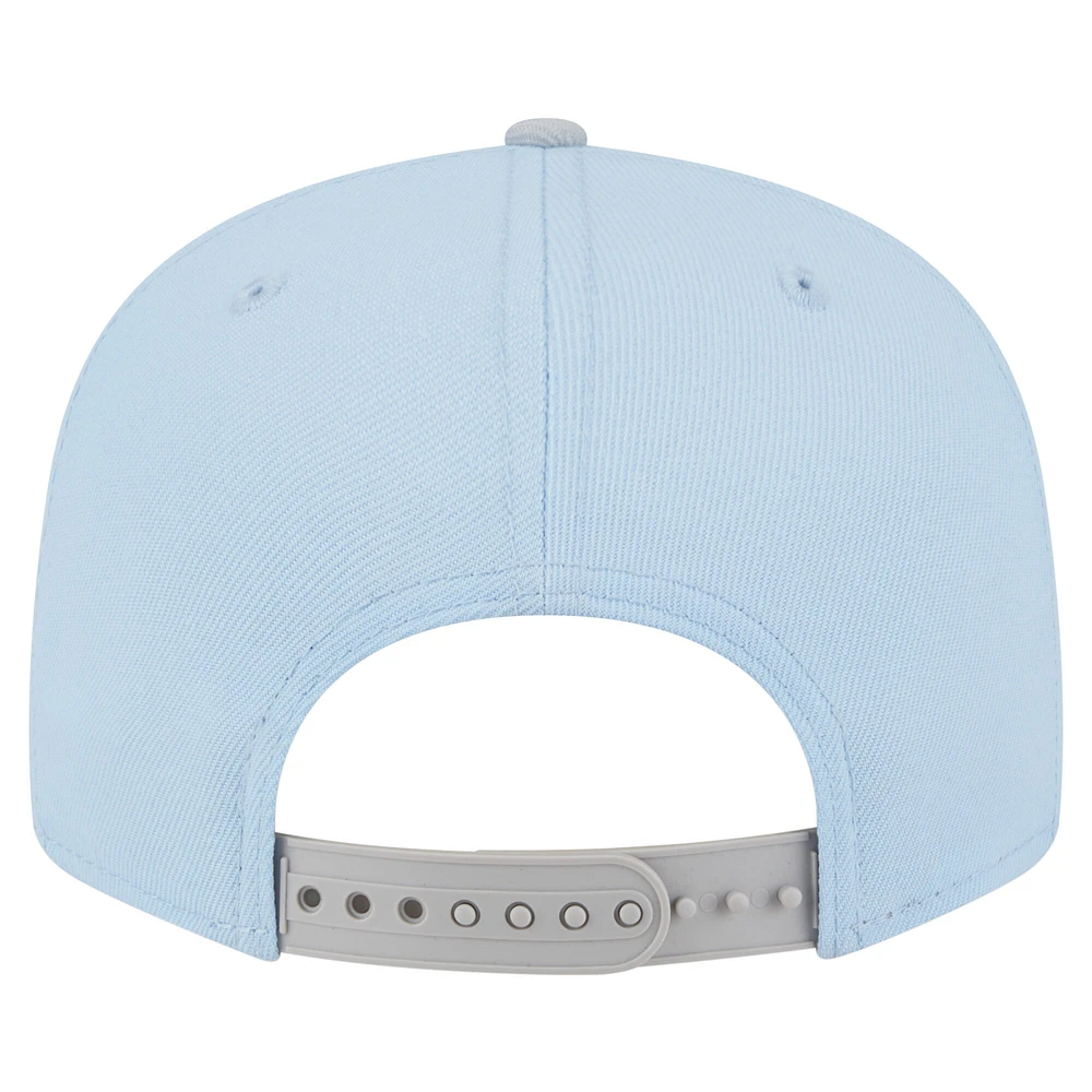 Casquette Snapback bicolore 9FIFTY Chicago Fire bleu clair New Era pour homme