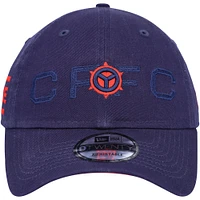 Men's New Era Navy Chicago Fire Kick Off 9TWENTY Adjustable Hat