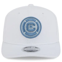 Men's New Era  White Chicago Fire 2025 Jersey Hook 9SEVENTY Stretch-Snap Hat