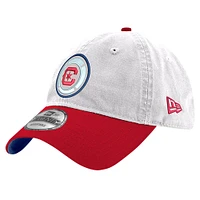 Men's New Era  White Chicago Fire Jersey Hook 9TWENTY Adjustable Hat