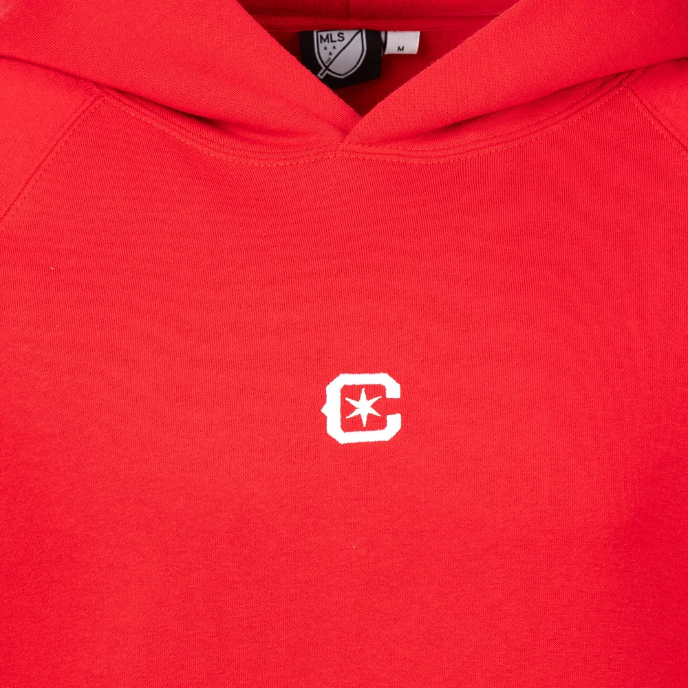 Men's  Red Chicago Fire Hometown Oversized Pullover Hoodie