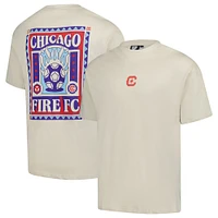 Men's Sport Design Sweden  Tan Chicago Fire City Soul Oversized T-Shirt