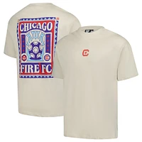 Men's Sport Design Sweden  Tan Chicago Fire City Soul Oversized T-Shirt