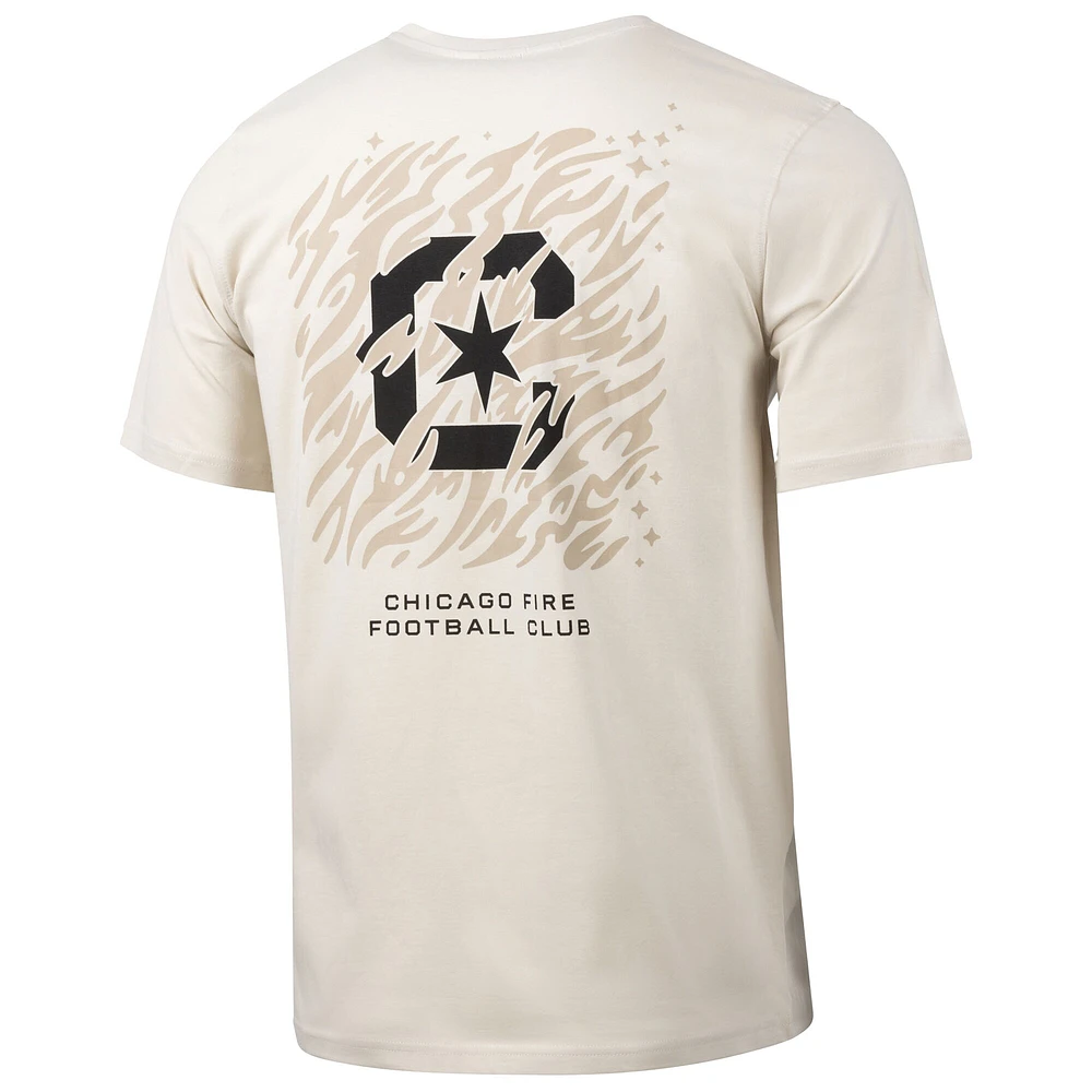 Men's  Sport Design Sweden Tan Chicago Fire Everyday Relaxed T-Shirt