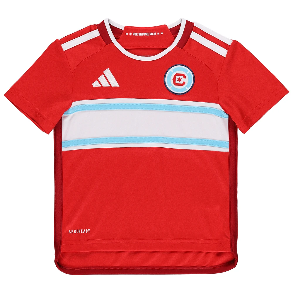 Toddler adidas Red Chicago Fire 2024 AEROREADY Team Jersey