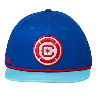 Unisex Live Breathe Futbol Blue Chicago Fire Snapback Hat