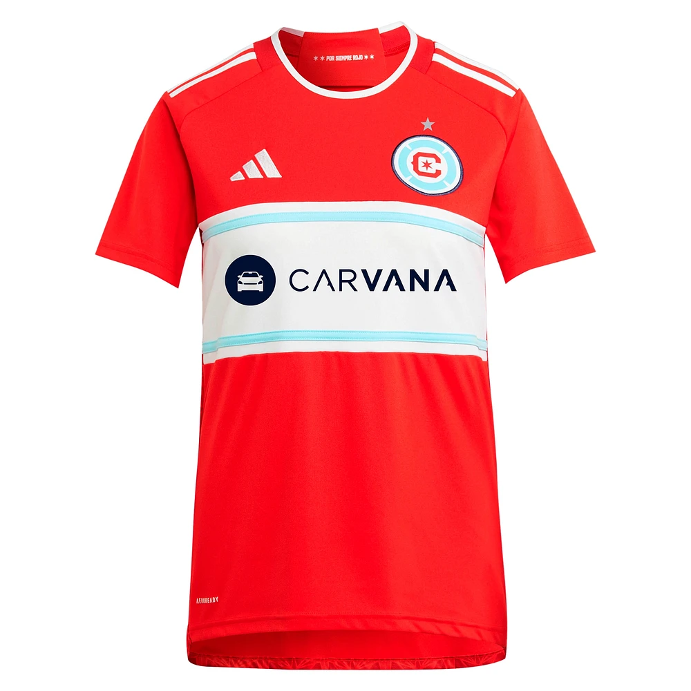 Women's adidas Brian Gutierrez Red Chicago Fire 2024 Return To Replica Player Jersey