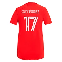 Women's adidas Brian Gutierrez Red Chicago Fire 2024 Return To Replica Player Jersey