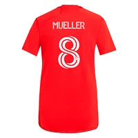 Women's adidas Chris Mueller Red Chicago Fire 2024 Return To Replica Player Jersey