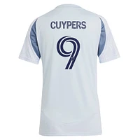 Women's adidas Hugo Cuypers Light Blue Chicago Fire 2025 The Municipal Kit Replica Player Jersey